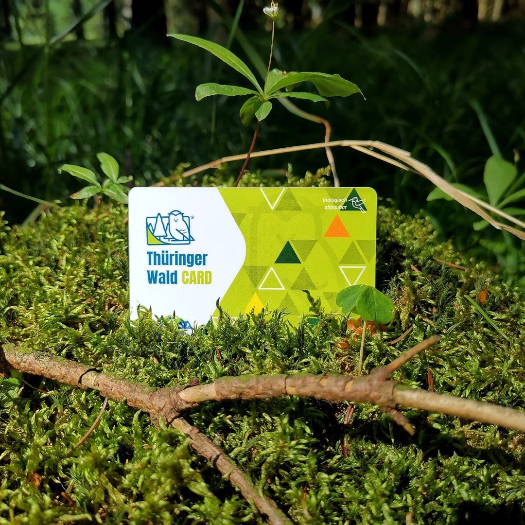 Angebot: 30% Ermäßigung (10,00 € statt 15,00 €) bei Kauf der Thüringer Wald Card